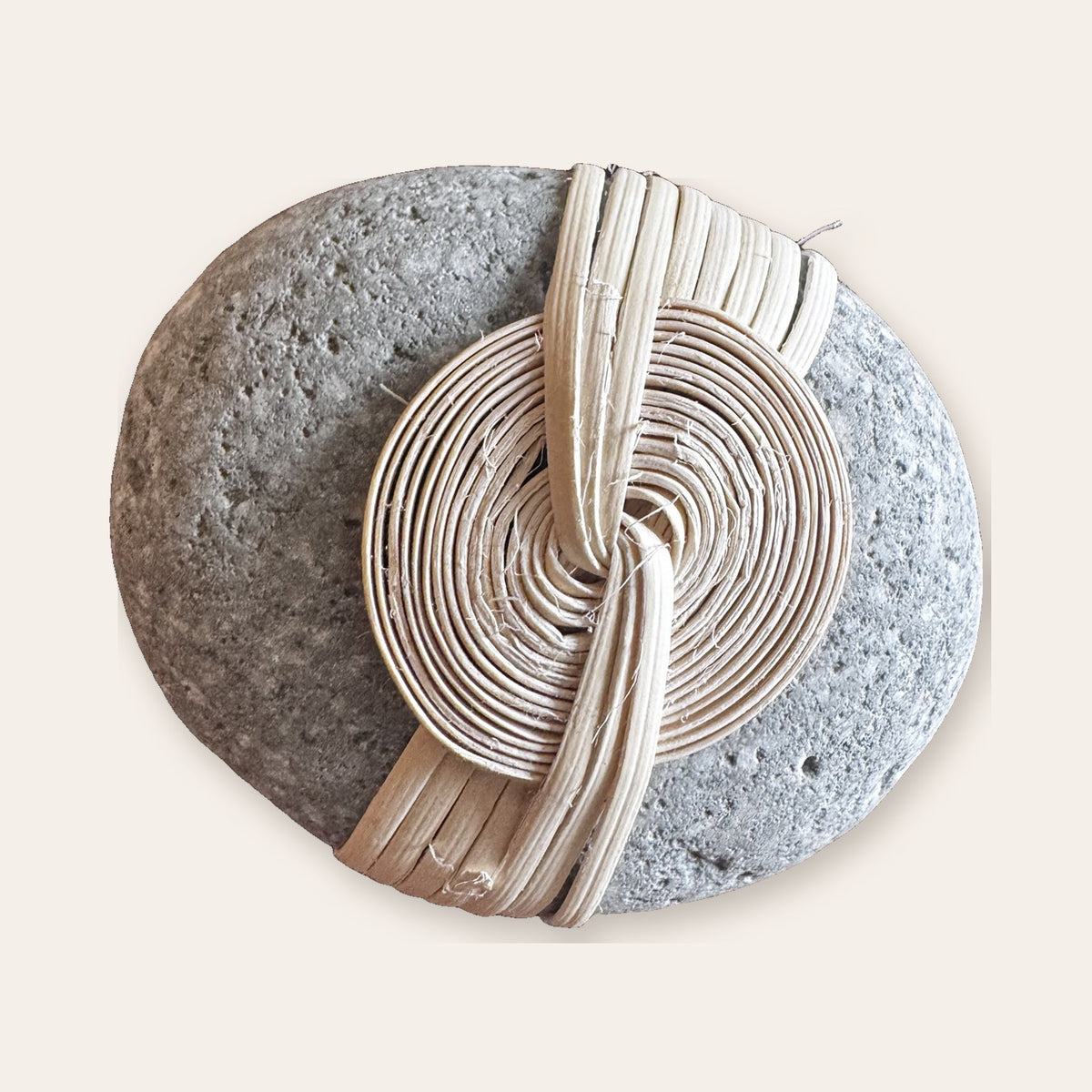 Grass-Wrapped Stone